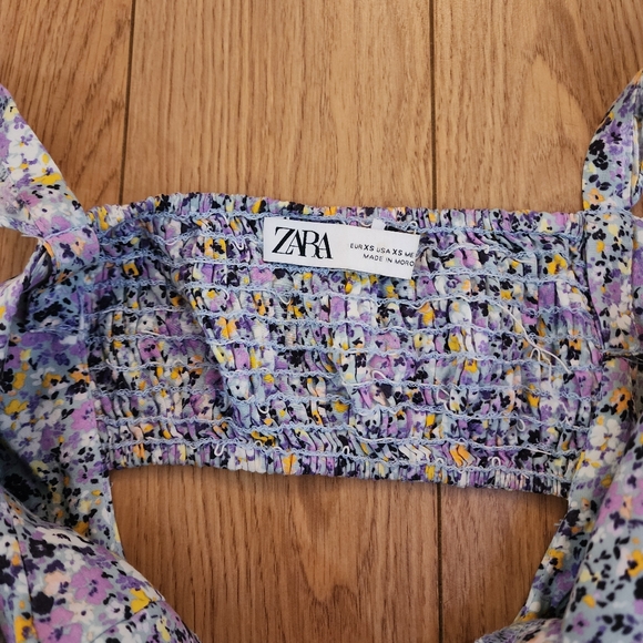 Zara Ditsy Floral Maxi Dress- XS - Picture 7 of 13